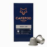 Smoky Joe bold dark roast coffee beans (British brand)