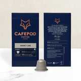 Smoky Joe bold dark roast coffee beans (British brand)