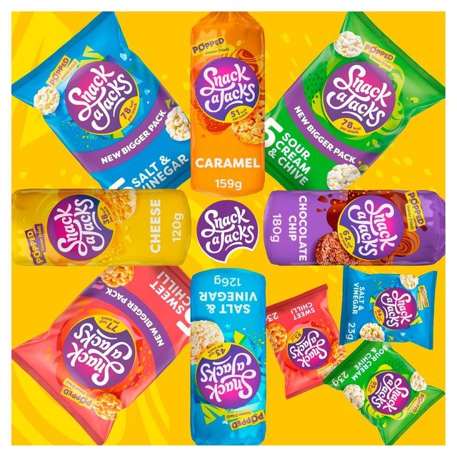 Snack a Jacks Salt &amp;amp; Vinegar Rice Cakes   23g