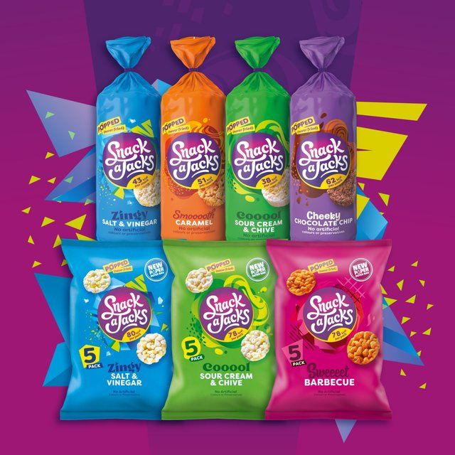 Snack a Jacks Sour Cream &amp;amp; Chive Multipack Rice Cakes   5 per pack