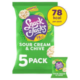 Snack a Jacks Sour Cream &amp;amp; Chive Multipack Rice Cakes   5 per pack