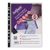 Snopake RingBinder 20 Pocket Display Book A4 Clear   20 per pack