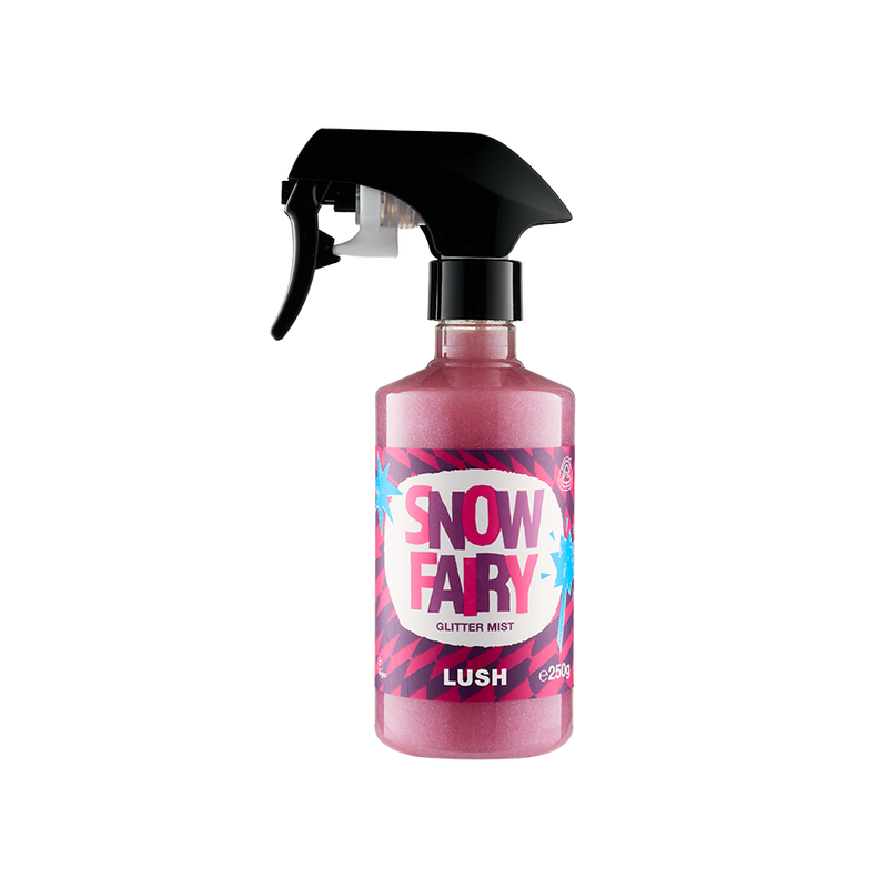 Lush Snow Fairy glitter mist spray (British brand)