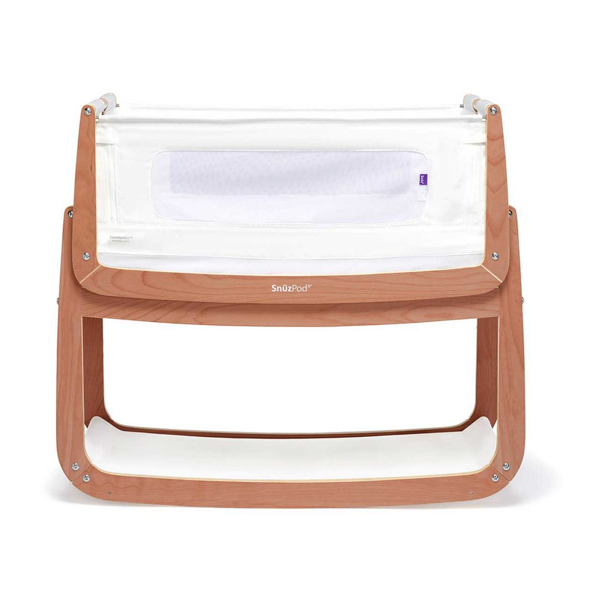 Sn&amp;uuml;zPod 4 Bedside Crib - Natural