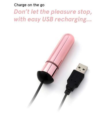 So Divine 10 Function Powerful Rechargeable Mini Bullet - Shine