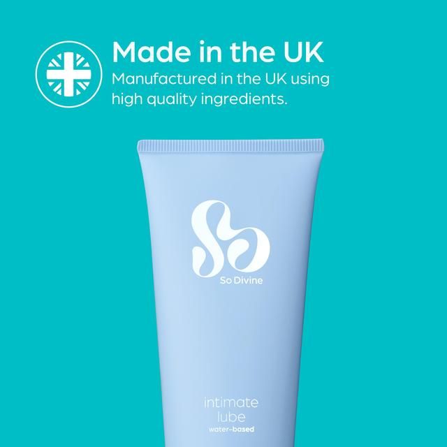 So Divine Water based Classic Lubricant Vegan Friendly   100ml