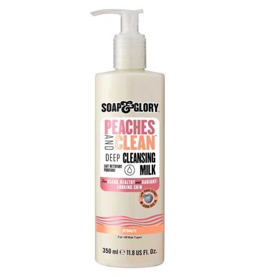 Soap &amp;amp; Glory Peaches &amp;amp; Clean Deep Cleansing Milk 350ml