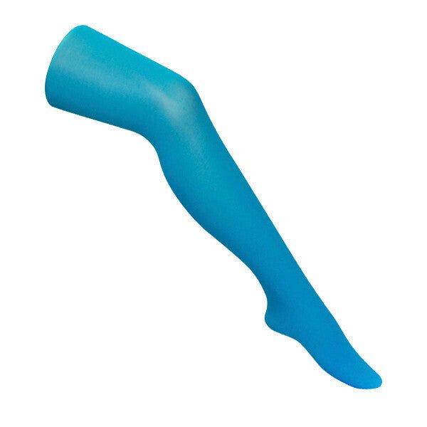 Sock Snob Ladies 40 Denier Novelty Colourful Neon Tights Aqua Blue