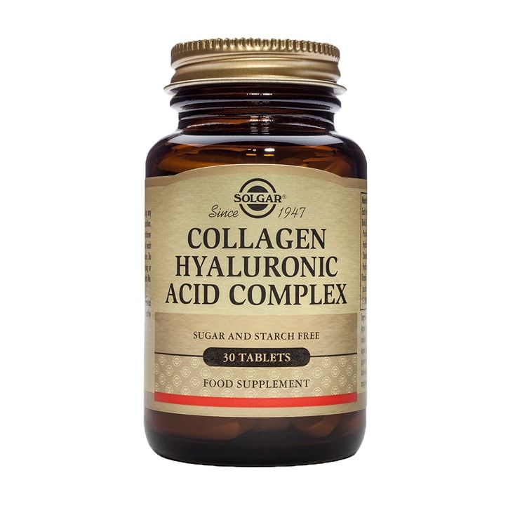 Solgar Collagen Hyaluronic Acid Complex - 30 tablettia