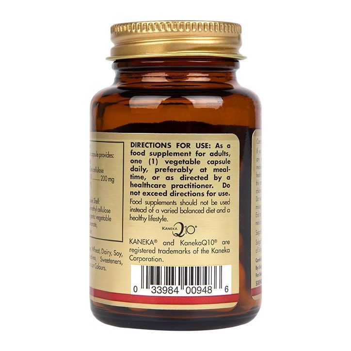 Solgar CoQ-10 200mg 30 Vegi Capsules