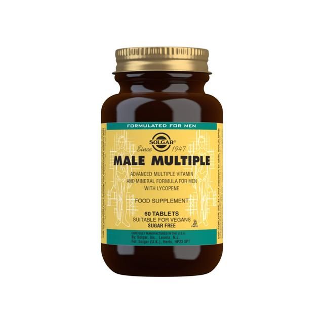 Solgar Male Multiple Multivitamin Supplement Tablets    60 per pack