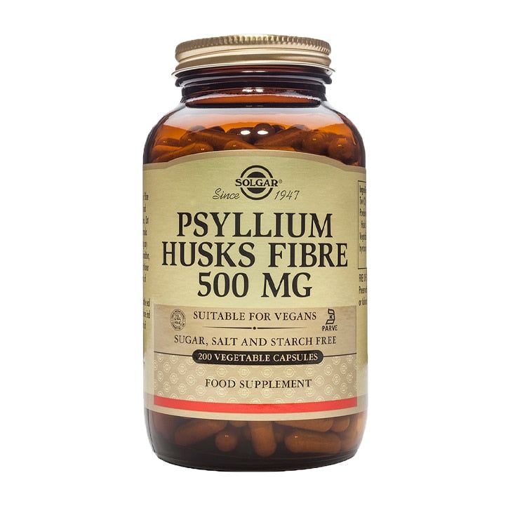 Solgar Psyllium Husks Fiber 500mg 200 Vegi kapselia