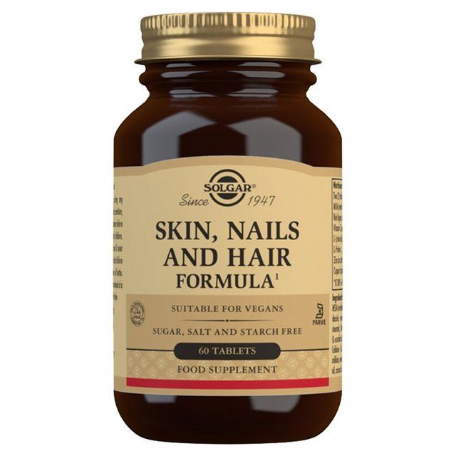 Solgar Skin Nails &amp;amp; Hair Formula Supplement Tablets    60 per pack