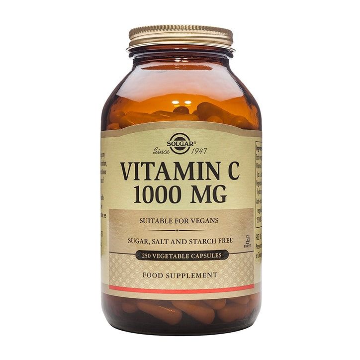Solgar C-vitamiini 1000mg 250 Vegi-kapselia