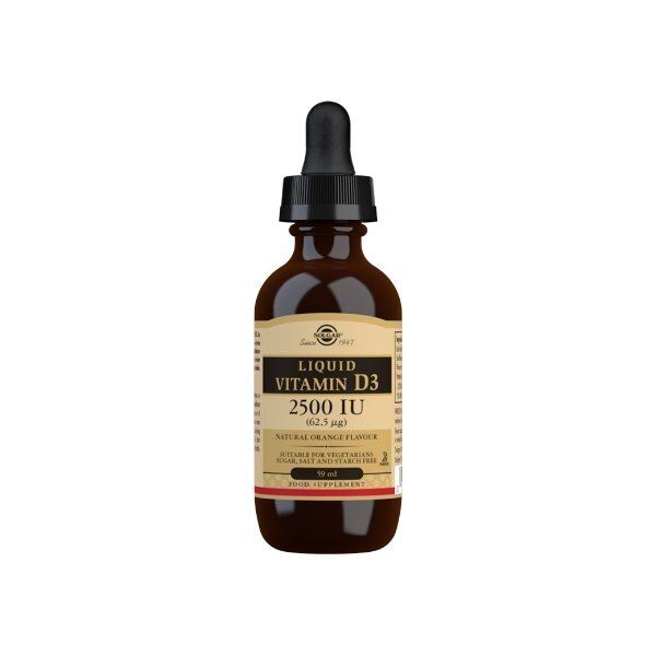 Solgar - Vitamin D3 2500 Iu (62.5 &amp;oelig;g) Liquid