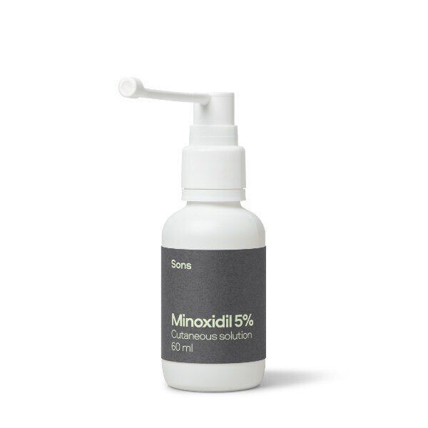 Sons Hair Regrowth Minoxidil 5% for Male Pattern Hair Loss