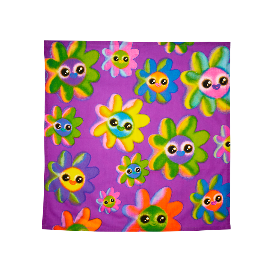 Soopa Frens knot wrap reusable gift wrapping 70cm x 70cm (British brand)