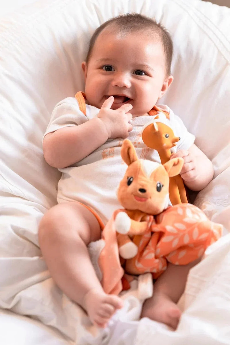 Sophie la Girafe FanFan the Fawn baby comforter (British brand)