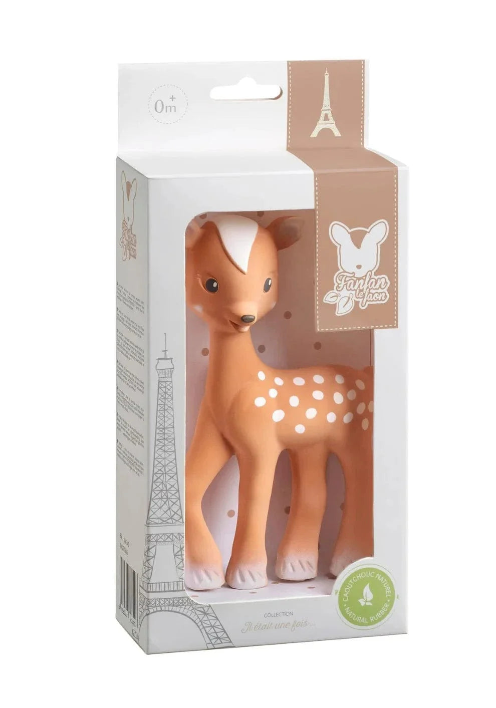 Sophie la Girafe Fanfan the Fawn natural rubber teether toy (British brand)