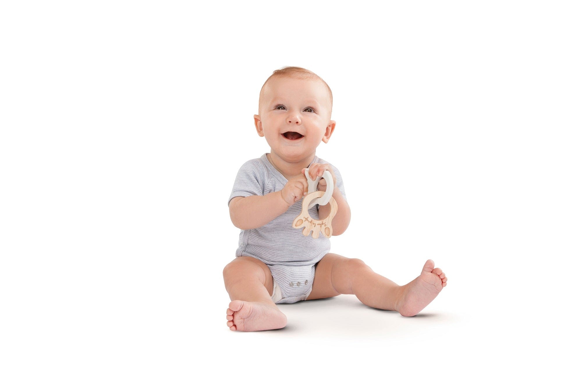 Sophie la Girafe teething rings natural rubber rubberwood (British brand)