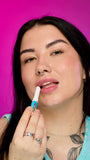Lush Sparkler lipstick peachy rose shade, UK version