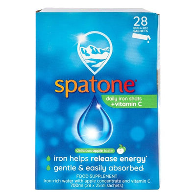 Spatone Pomme Supplément liquide de fer 28 sachets de 25 ml
