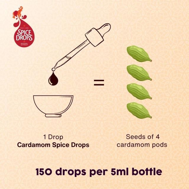 Spice Drops Concentrated Natural Cardamom Extract   5ml