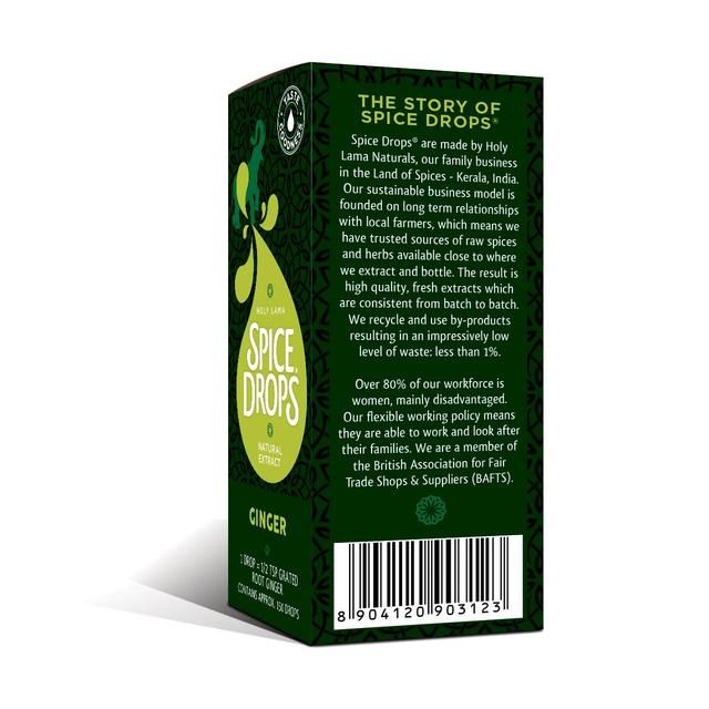 Spice Drops Concentrated Natural Ginger Extract   5ml