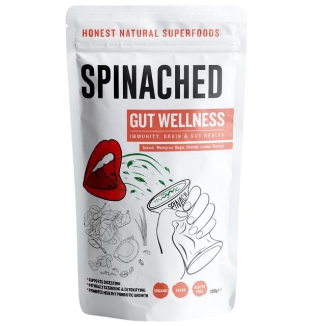 Spinached Organic Gut Wellness Probiotic Growth &amp;amp; Digestion supplement   200g