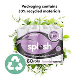 Splesh 60 Rolls Quilted Lavender Toilet Paper