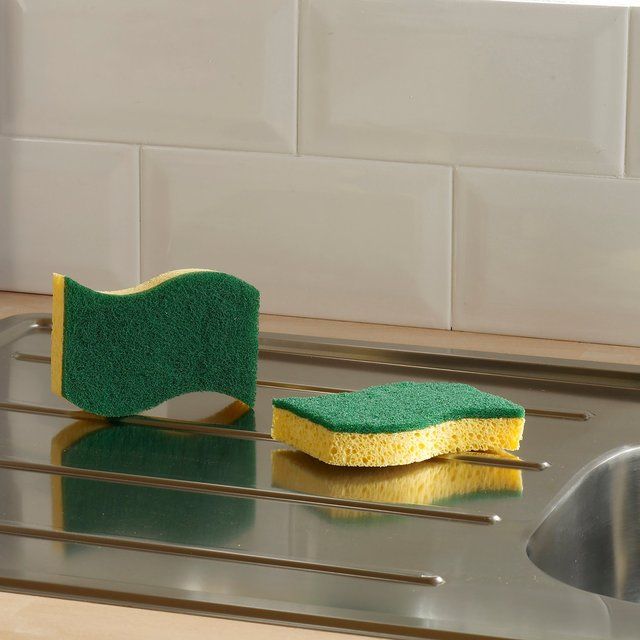 Spontex Heavy Duty Super Absorbent Sponge Scourer   2 per pack