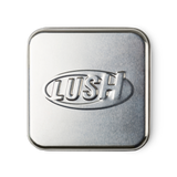 Square tin product holder for Lush bath bars, imported from the UK