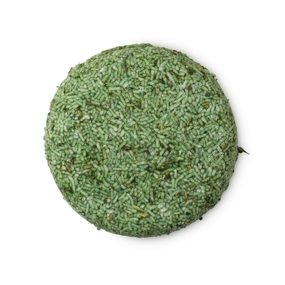 Herbal shampoo bar Squeaky Green with nettle and peppermint (British brand)