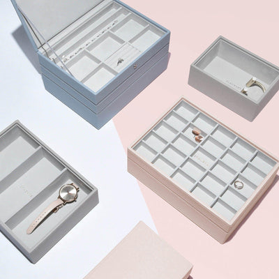Stackers Classic Watch and Accessories Layer Pebble Grey Storage Tray
