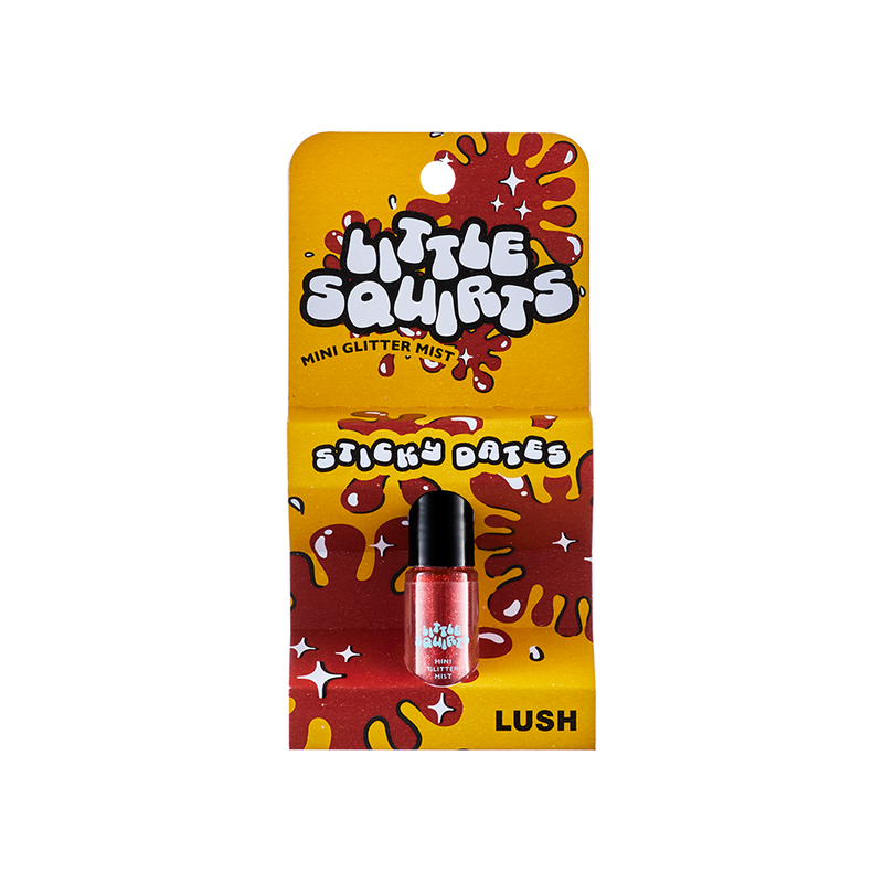 Lush Little Squirts Sticky Dates glitter mist spray - British product