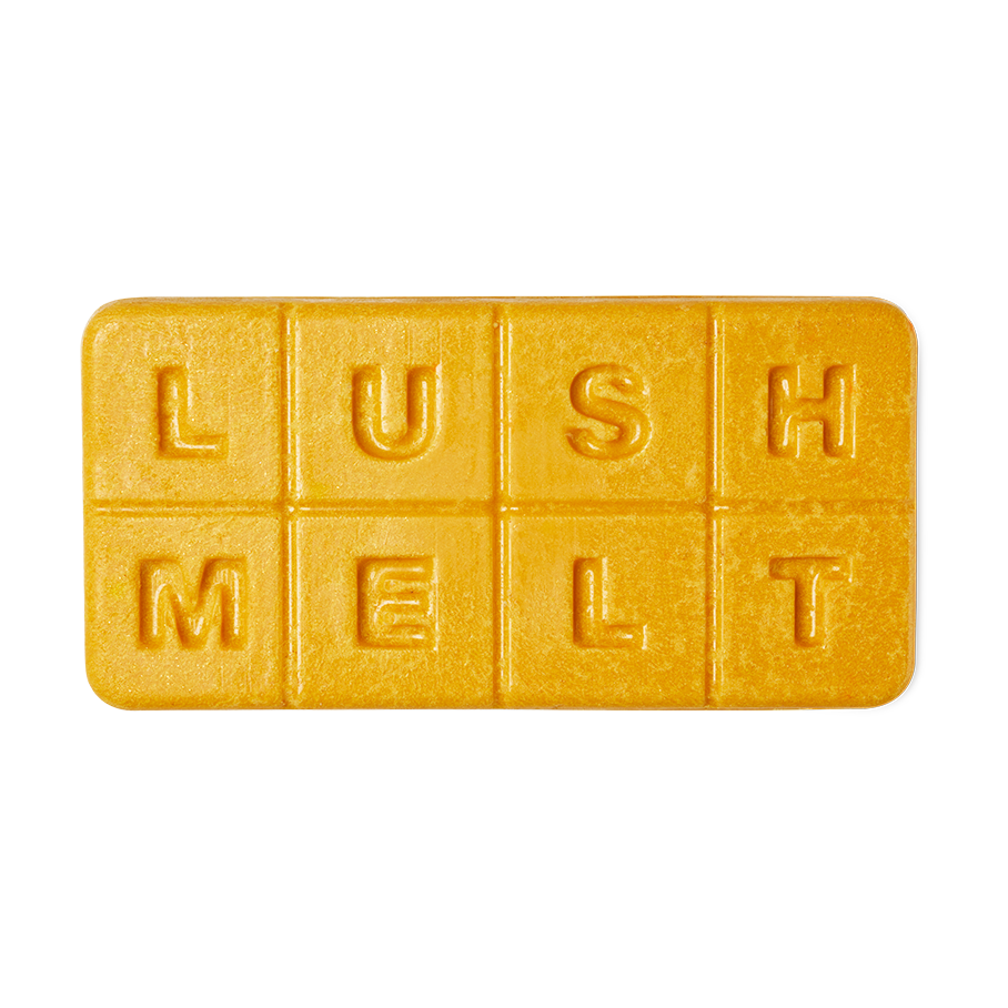 Lush Sticky Dates bath melt squares, imported from the UK