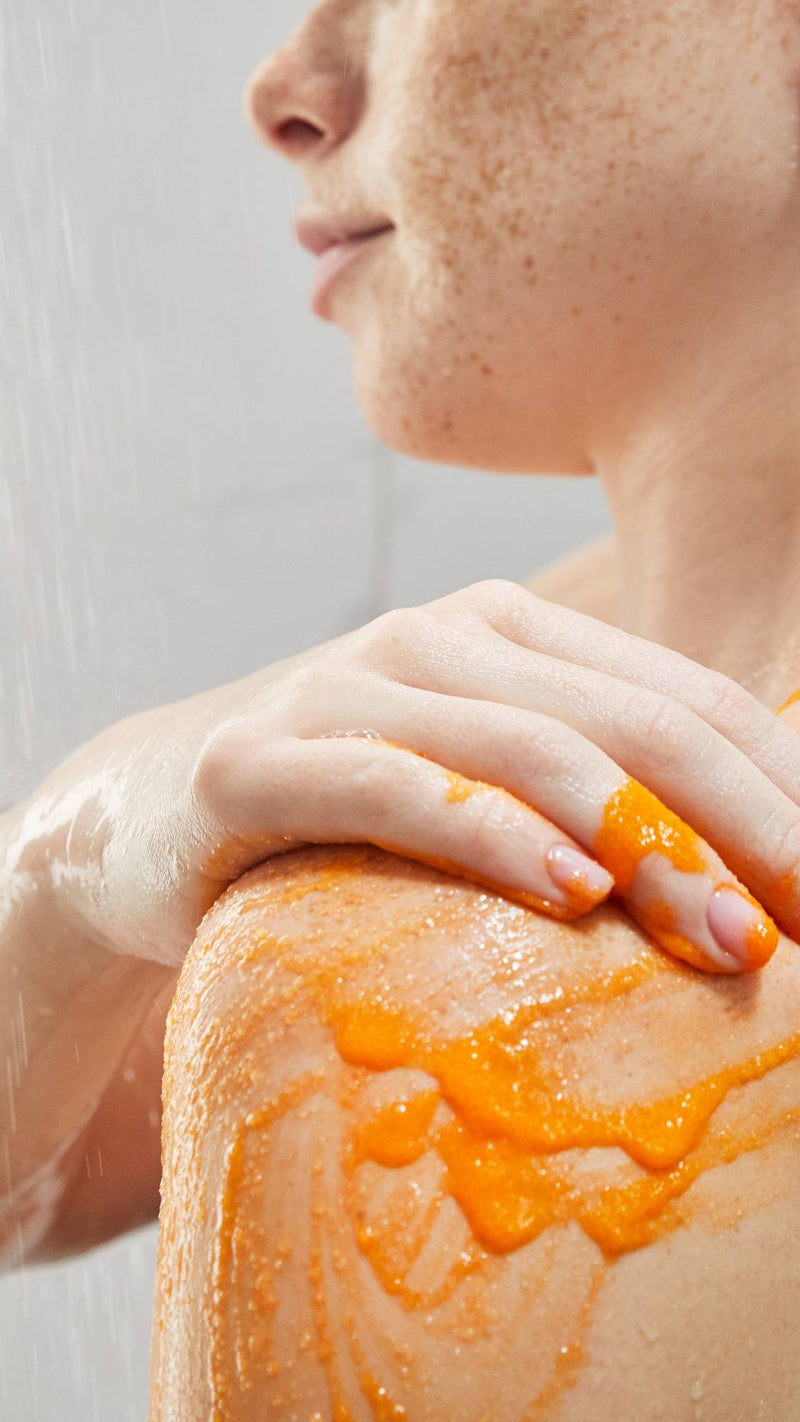 Lush Orange Body Scrub with sea salt, UK version