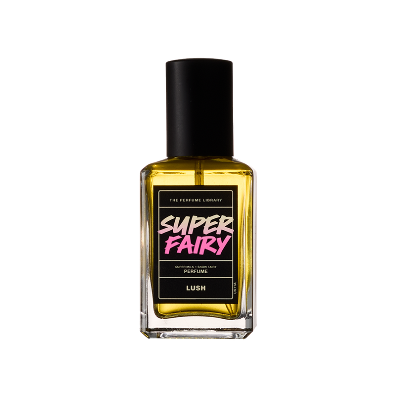 Lush Super Fairy perfume, sweet vanilla lemon fragrance (British brand)