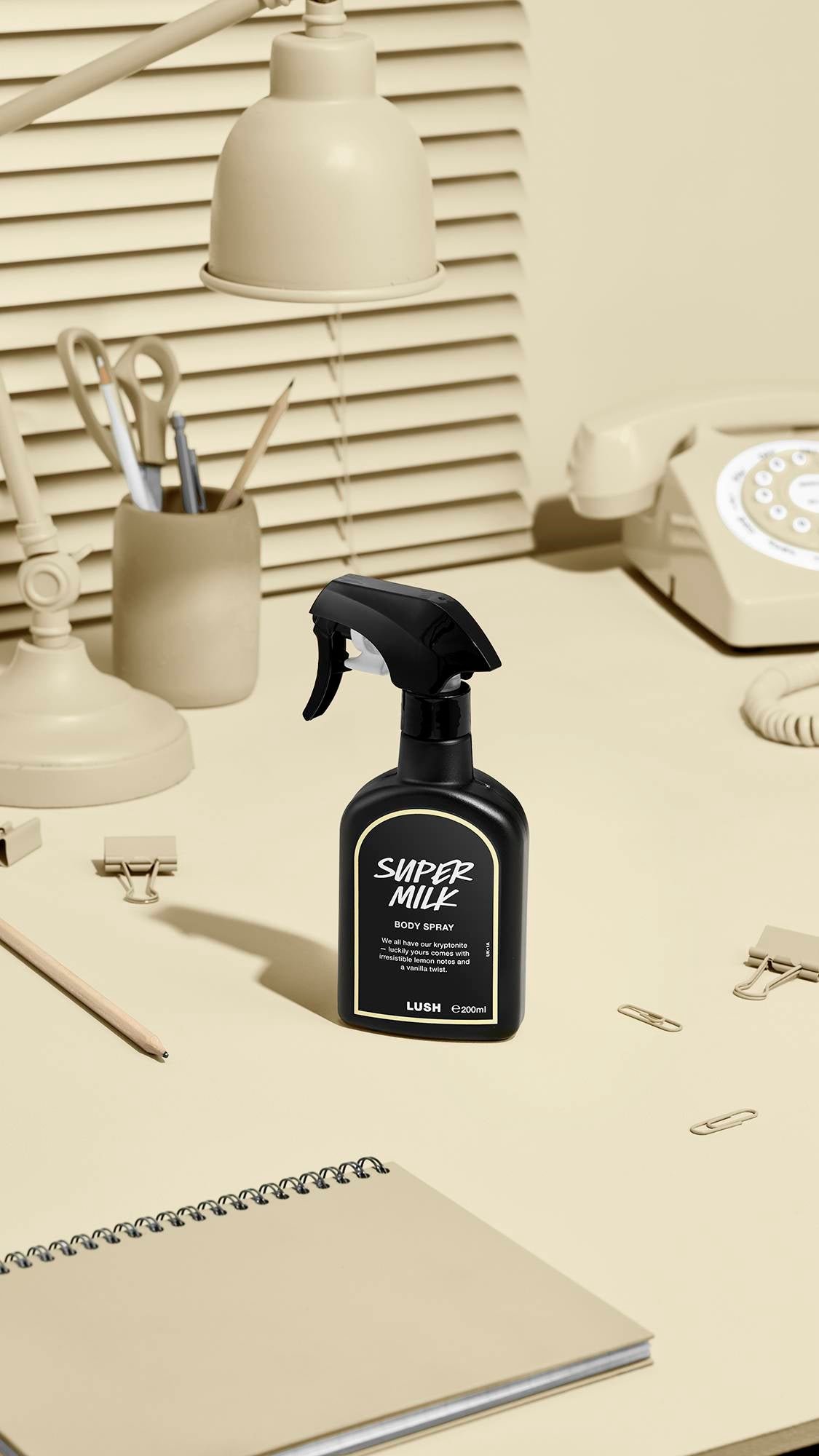 Lush Super Milk body spray fragrance - British product