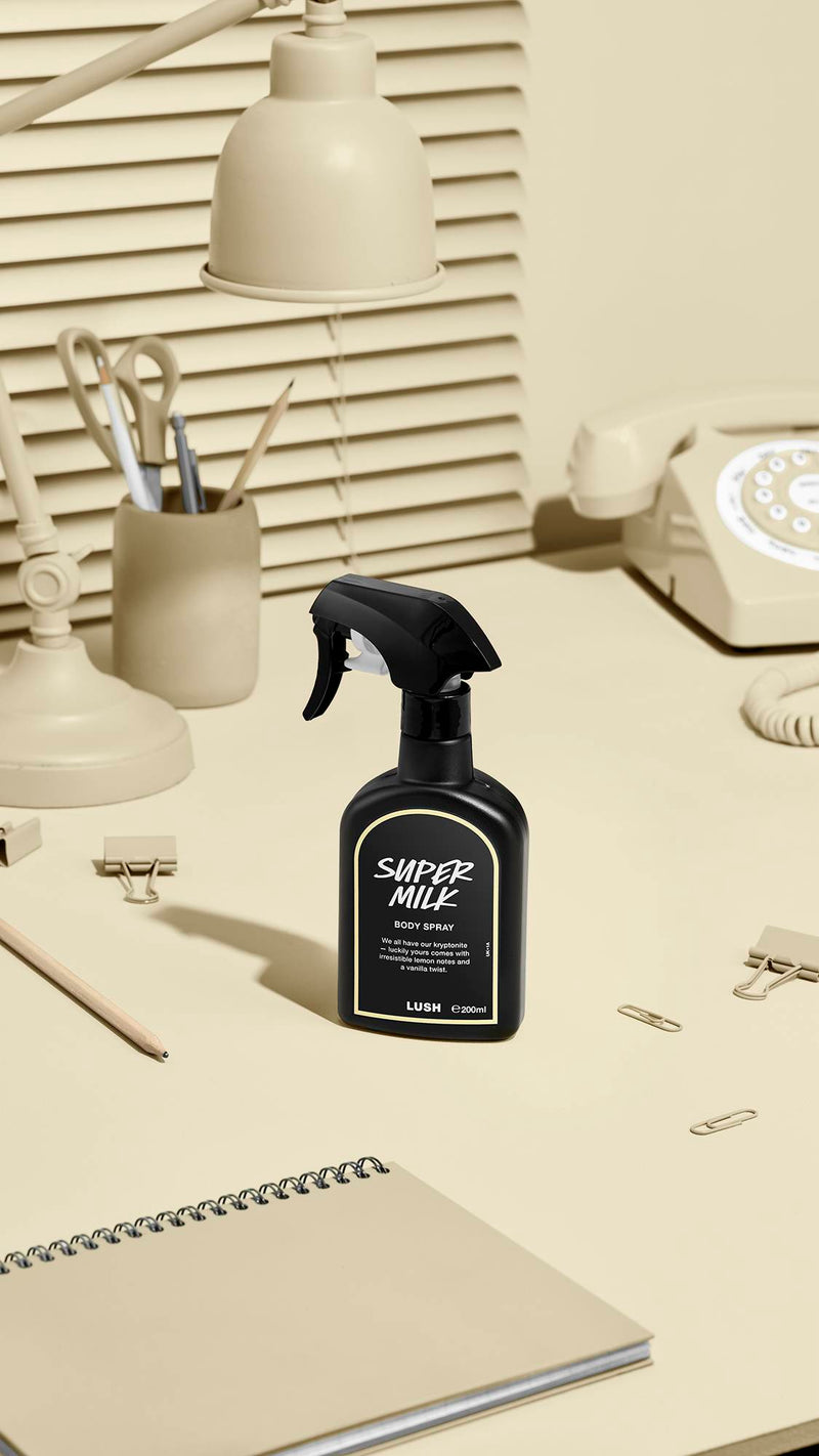 Lush Super Milk body spray fragrance - British product