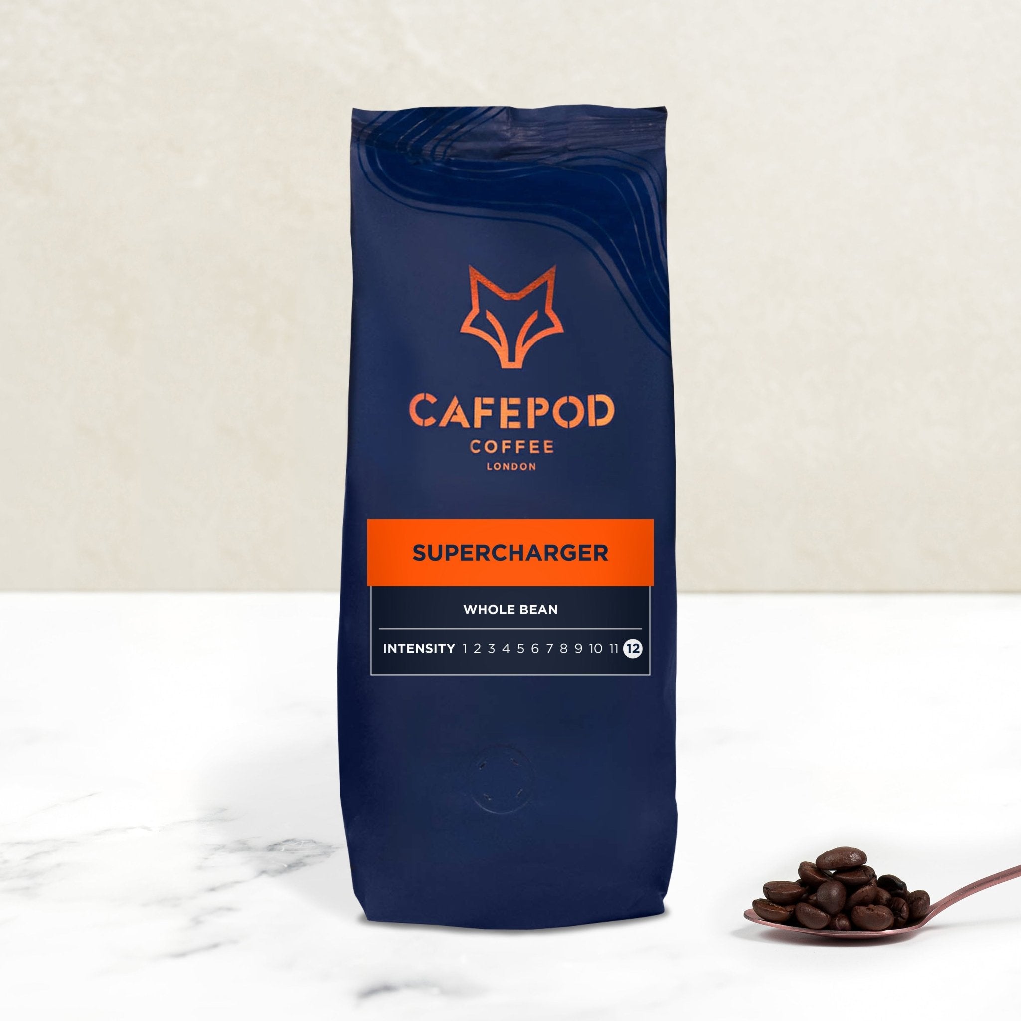Supercharger ground coffee 200g (British brand)