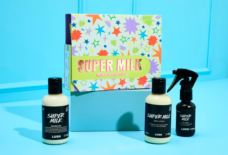 Lush Super Milk body care gift set (British brand)