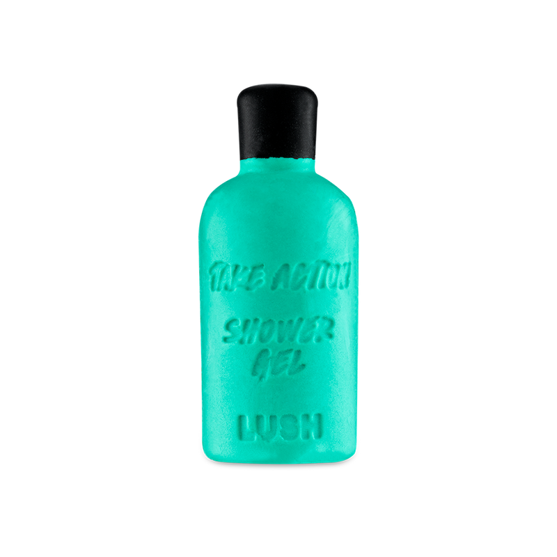 Lush Take Action naked shower gel, imported from the UK