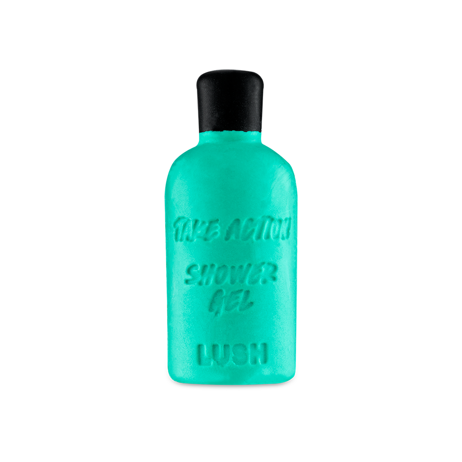Lush Take Action naked shower gel, imported from the UK