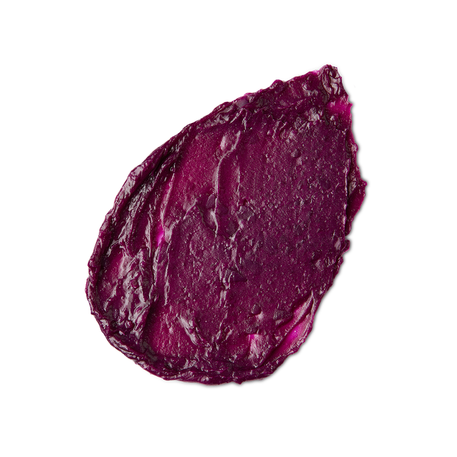 Lush Tartlet lip cream in a purple shade (British brand)