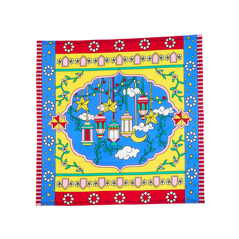 Lush The Night Before Eid knot wrap 70cm, imported from the UK