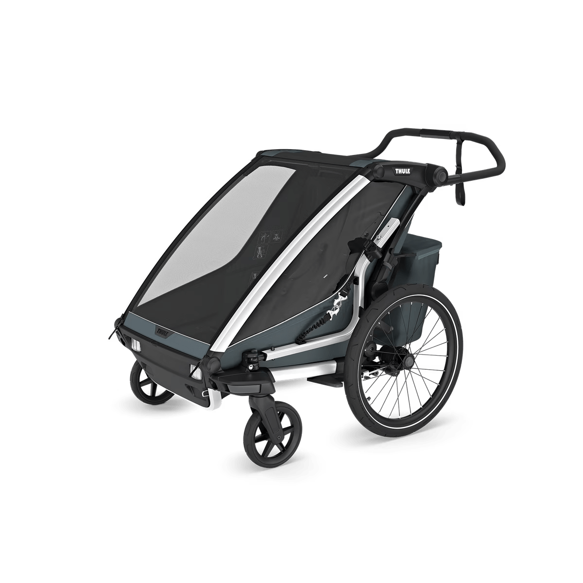 Thule Chariot Cross 2 double bike trailer (British brand)