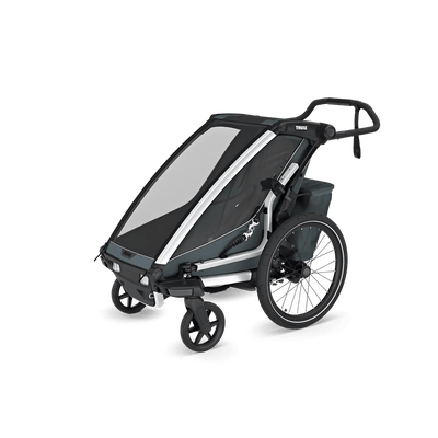 ukbabycentre Thule Chariot Cross 2 Bike Trailer (Single) Dark Slate- Buy online at McGrocer