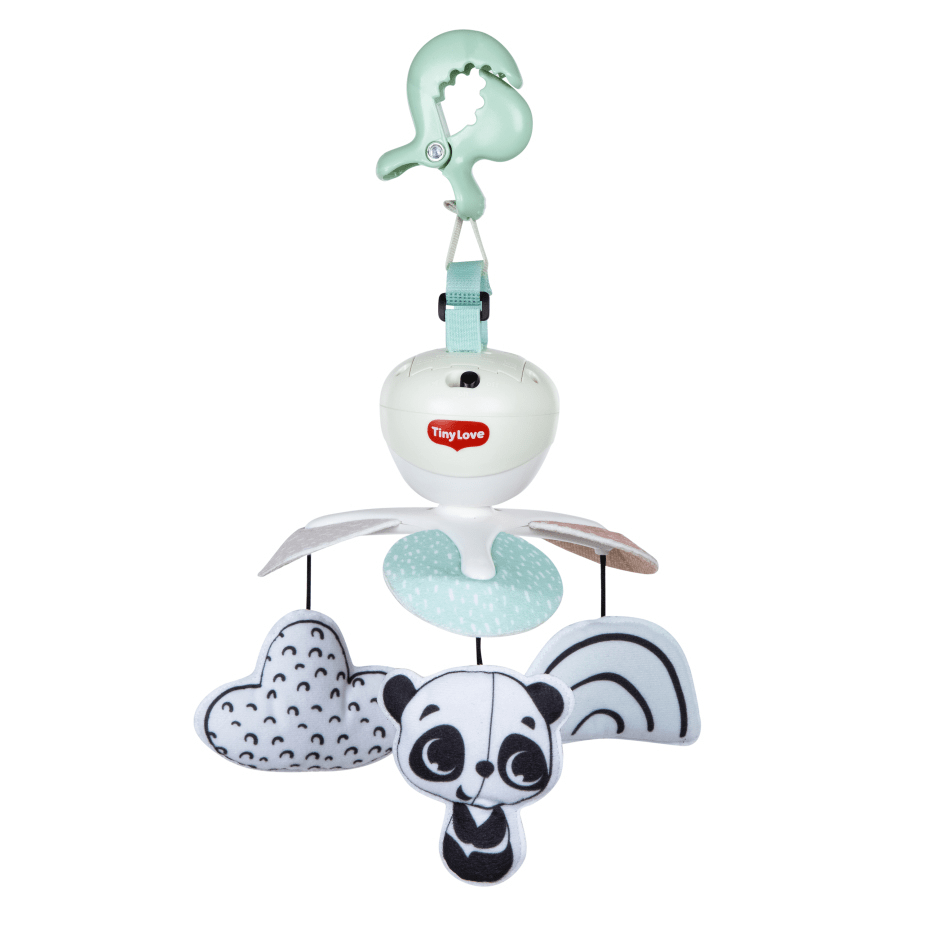 Tiny Love take-along baby mobile black and white, UK version