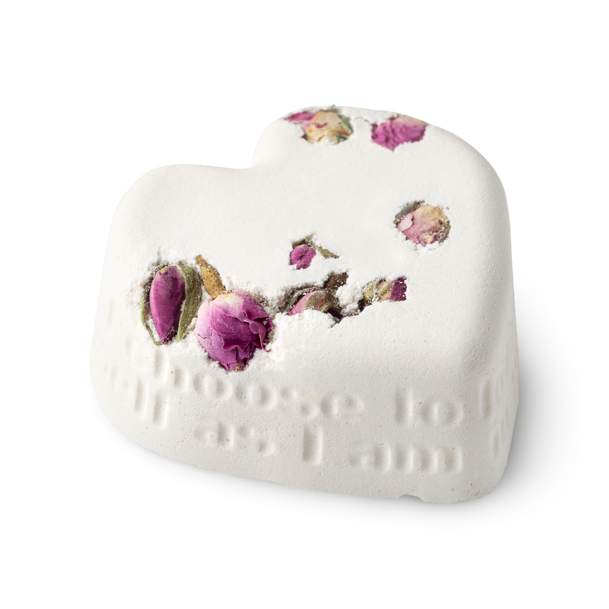 Bath bomb Tisty Tosty with rosebuds and lemon fragrance (British brand)
